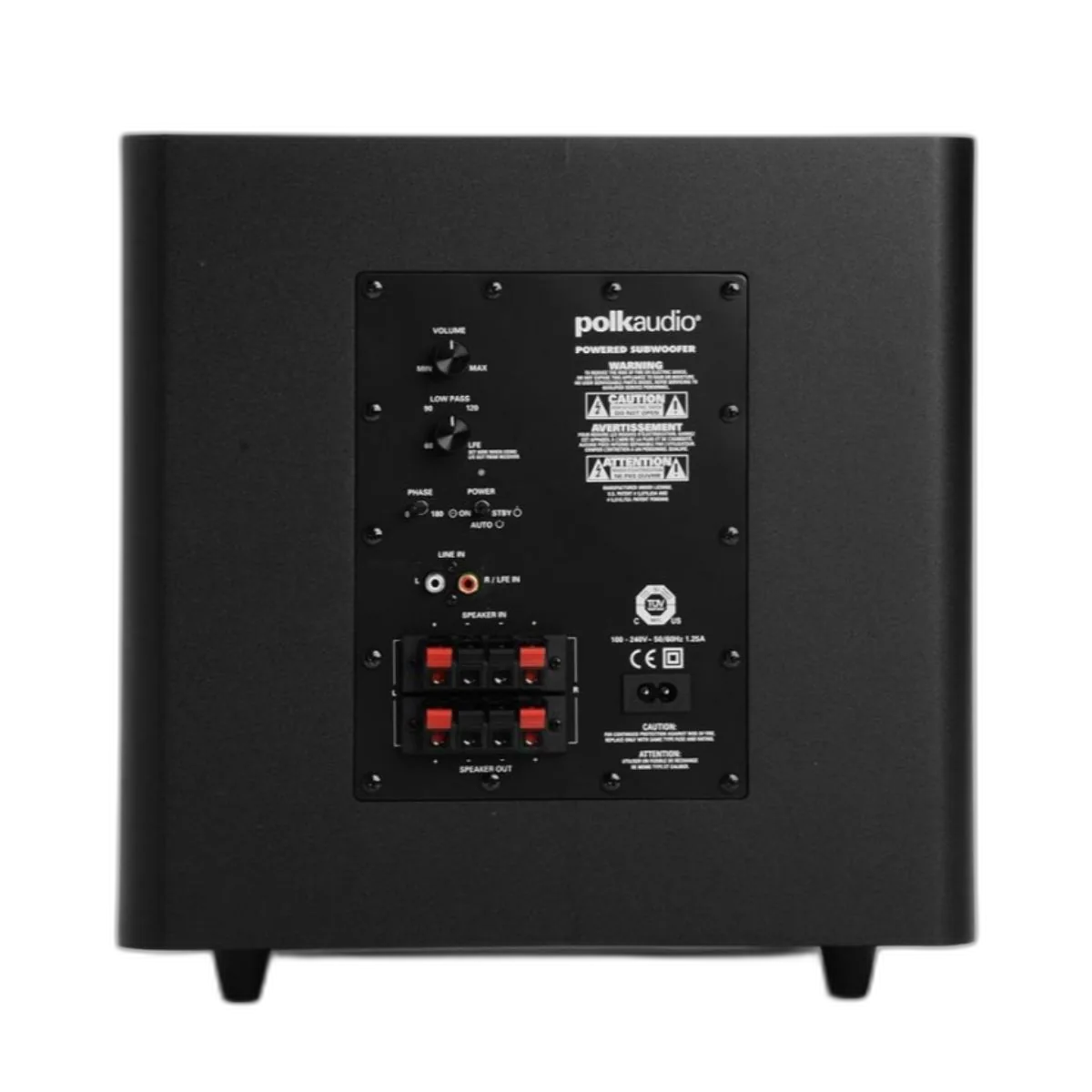 Alternative view of Polk PSW 10