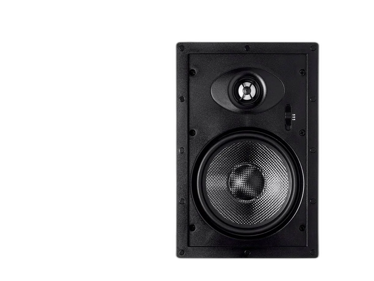 Alternative view of Monoprice - Alpha 6.5-Inch Carbon Fiber 2-way (pair) - In-Wall Speaker 13618