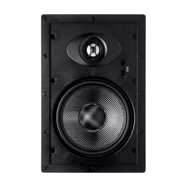 Monoprice - Alpha 6.5-Inch Carbon Fiber 2-way (pair) - In-Wall Speaker 13618