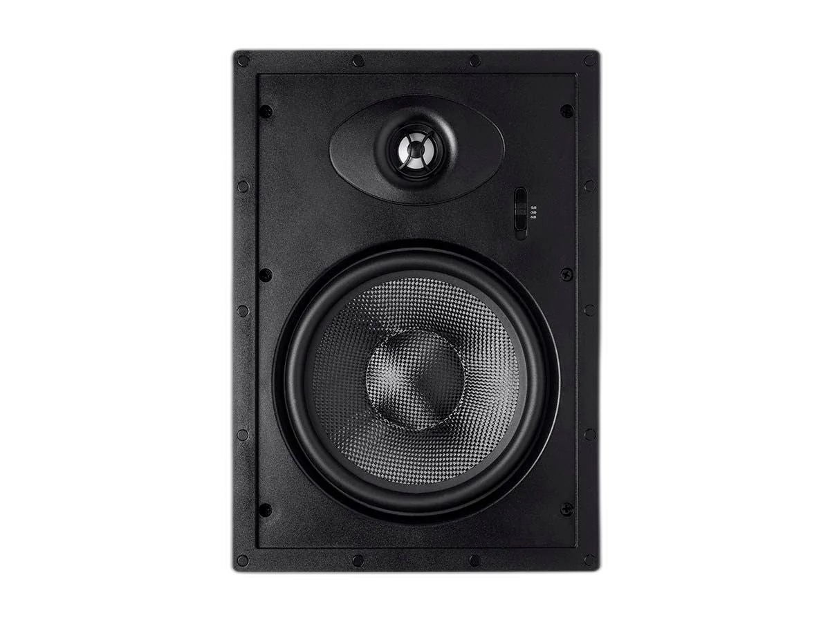 Monoprice - Alpha 8-Inch Carbon Fiber 2-way (pair) - In-Wall Speaker 13682