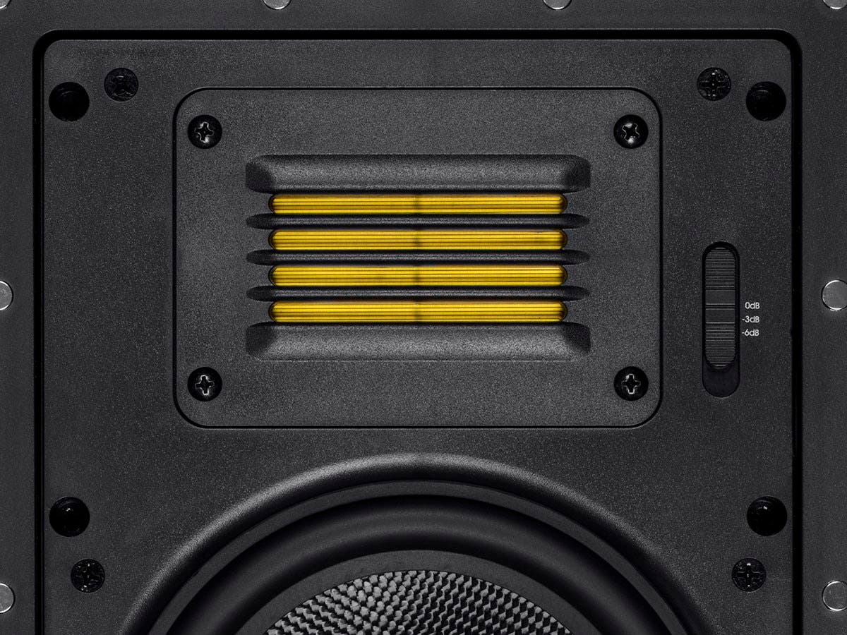 Monoprice - Amber 6.5-inch 2-way Carbon Fiber with Ribbon Tweeter (pair) - In-Wall Speaker 24432 - Image 3
