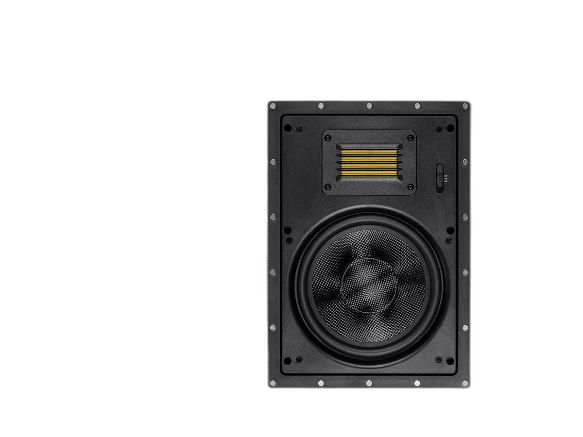 Monoprice - Amber 6.5-inch 2-way Carbon Fiber with Ribbon Tweeter (pair) - In-Wall Speaker 24433