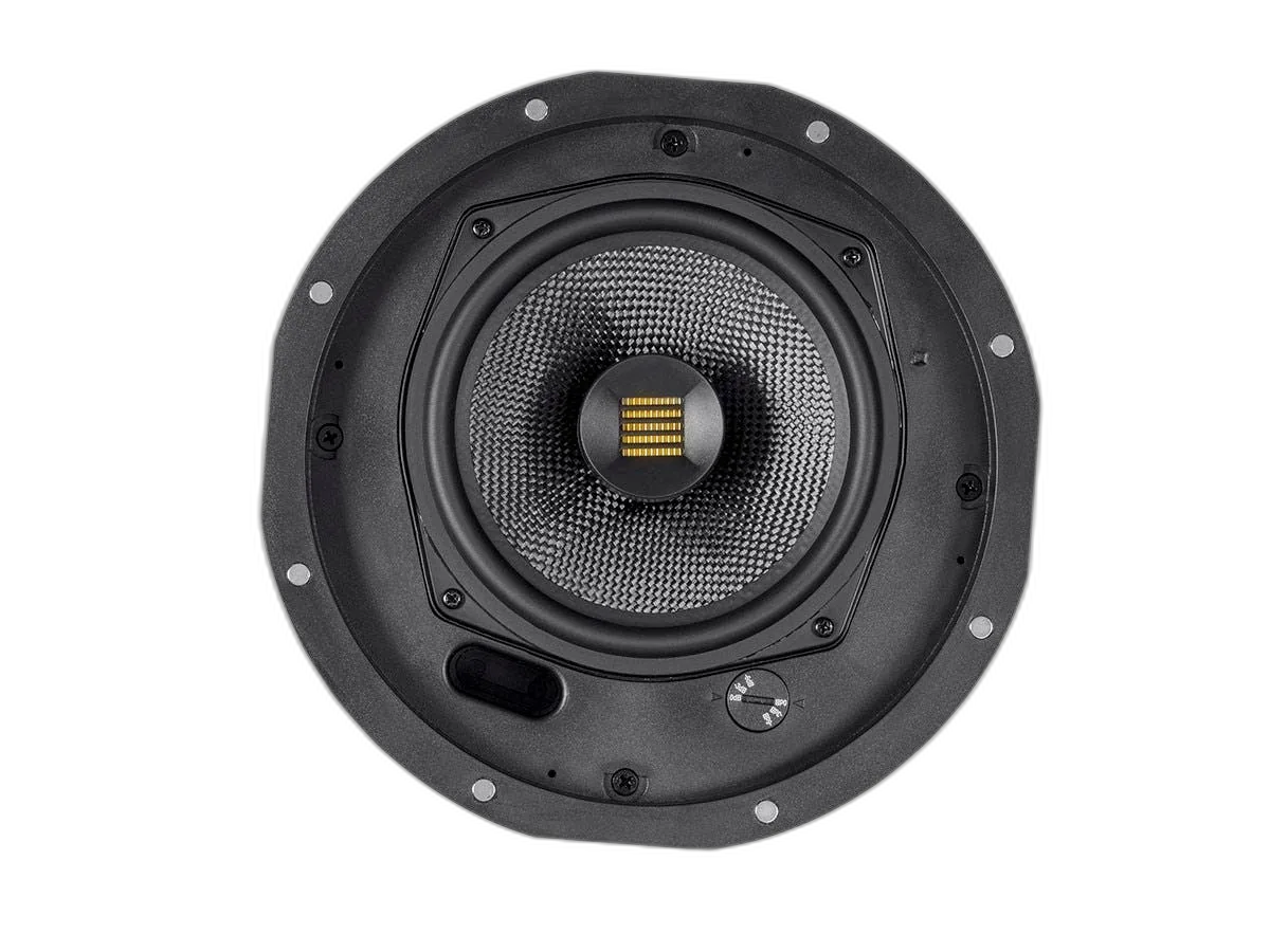 Monoprice - Amber 6.5-inch 2-way Carbon Fiber with Ribbon Tweeter (pair) - Ceiling Speaker 24434