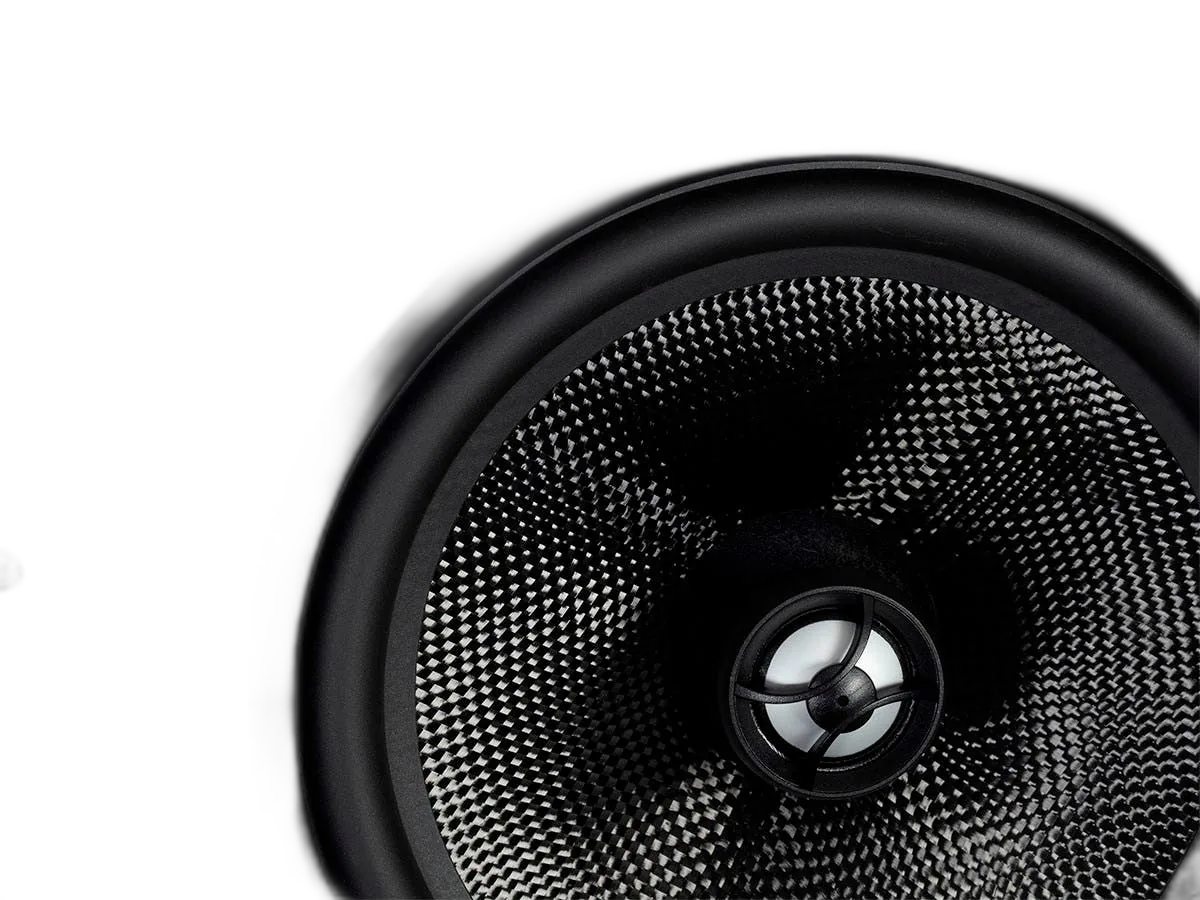 Alternative view of Monoprice - Alpha 8in Carbon Fiber 3-Way (pair) - In-Wall Speaker 34200