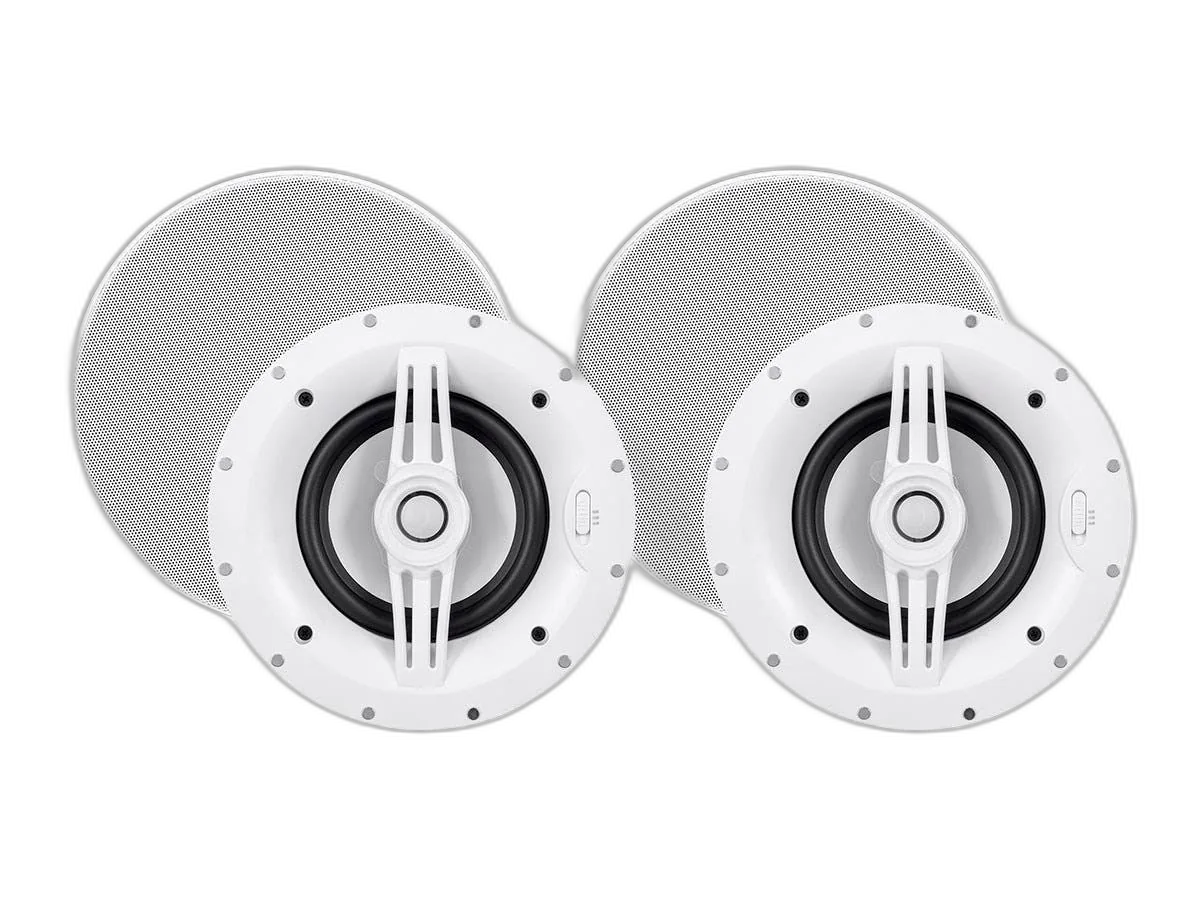 Alternative view of Monoprice Sycamore Ceiling Speakers 6.5in 2-way Aluminum with Micro Ceramic Composite Tweeter