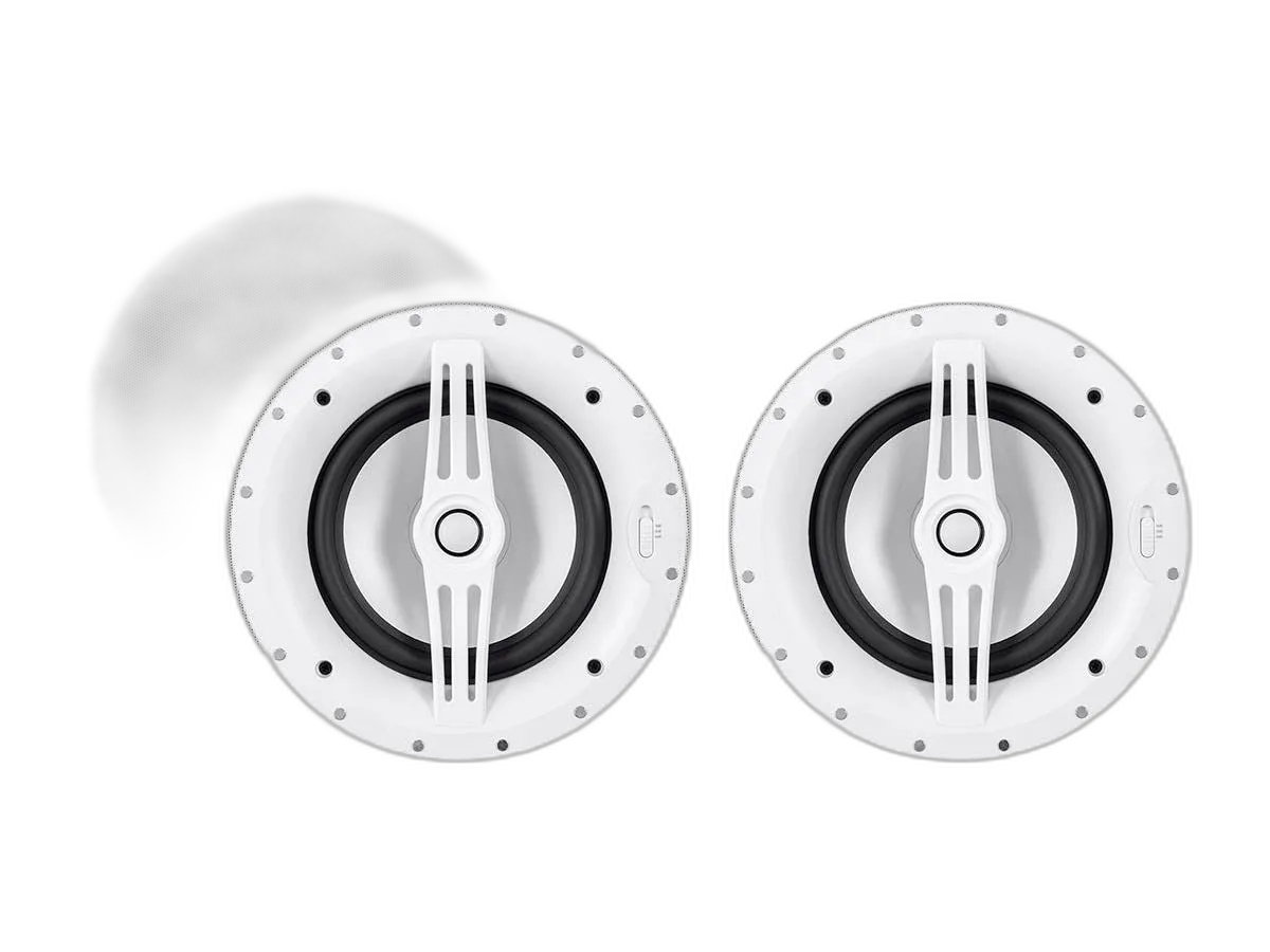 Alternative view of Monoprice Sycamore Ceiling Speakers 8in 2-way Aluminum with Micro Ceramic Composite Tweeter