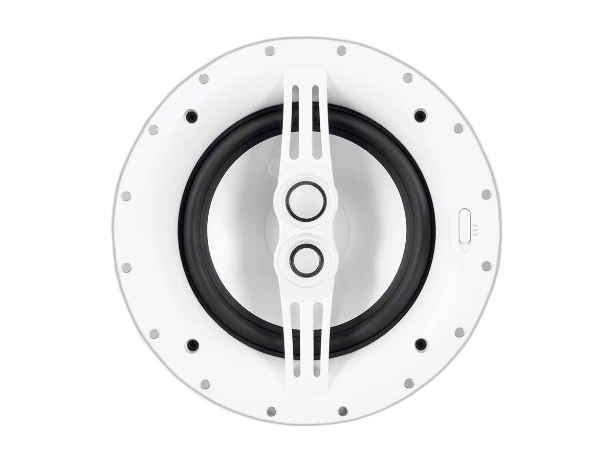 Monoprice Sycamore Ceiling Speakers 8in 3-way Aluminum with Micro Ceramic Composite Mid and Tweeter