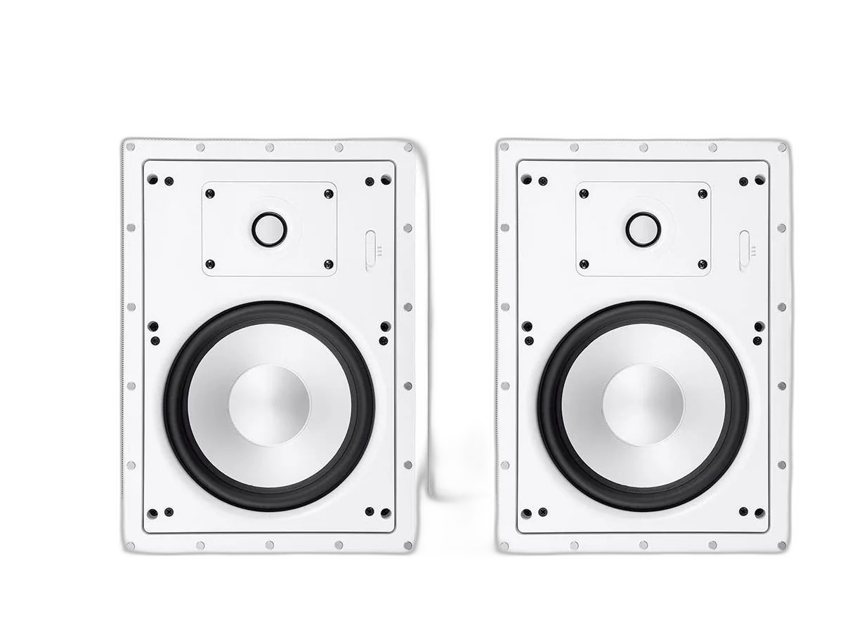 Alternative view of Monoprice Sycamore In-Wall Speakers 8in 2-way Aluminum with Micro Ceramic Composite Tweeter