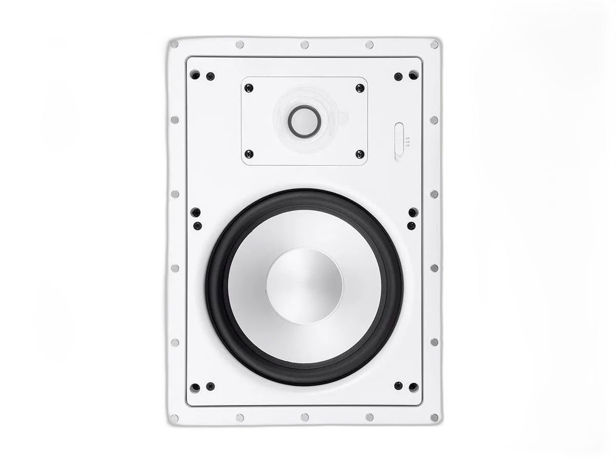 Monoprice Sycamore In-Wall Speakers 8in 2-way Aluminum with Micro Ceramic Composite Tweeter