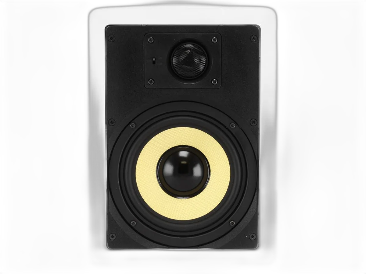 Monoprice - Caliber 6.5-Inch Fiber 2-Way (pair) - In-Wall Speaker 4100