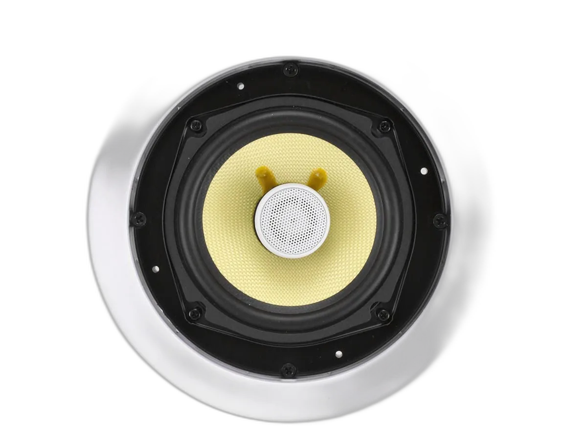 Monoprice - Caliber 5.5 inch Fiber-2-way (Pair), 120WATTS Peak - Ceiling Speaker 4102