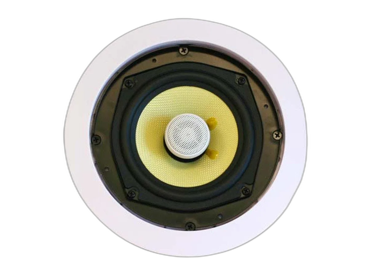 Monoprice - Caliber 8 inch Fiber-2-way (Pair), 160WATTS Peak - Ceiling Speaker 4104