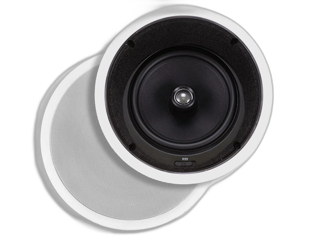 Monoprice - Caliber 8in Fiber 2-Way with 15° Angled Drivers (pair) - Ceiling Speaker 4929