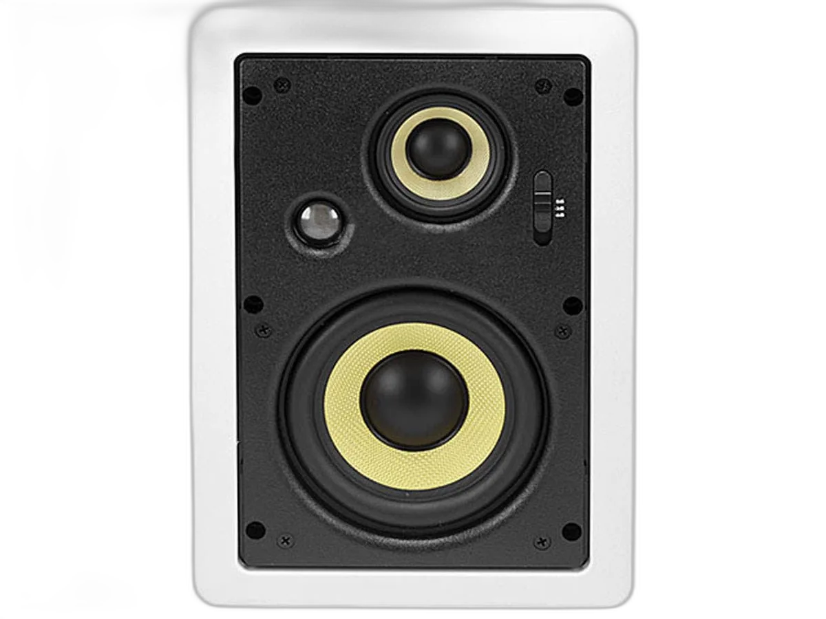 Monoprice - Caliber 6.5-Inch Fiber 3-Way (pair) - In-Wall Speaker 7607