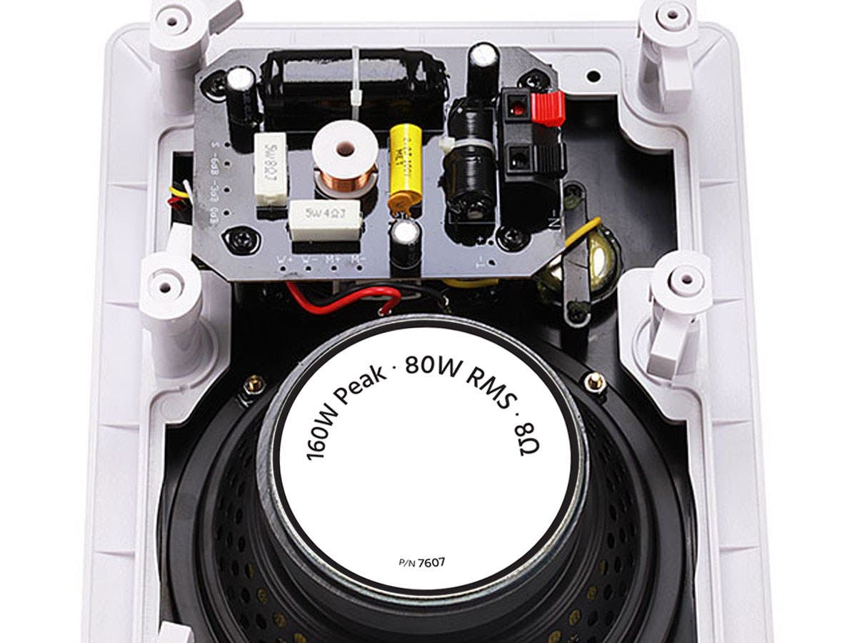 Monoprice - Caliber 6.5-Inch Fiber 3-Way (pair) - In-Wall Speaker 7607 - Image 5