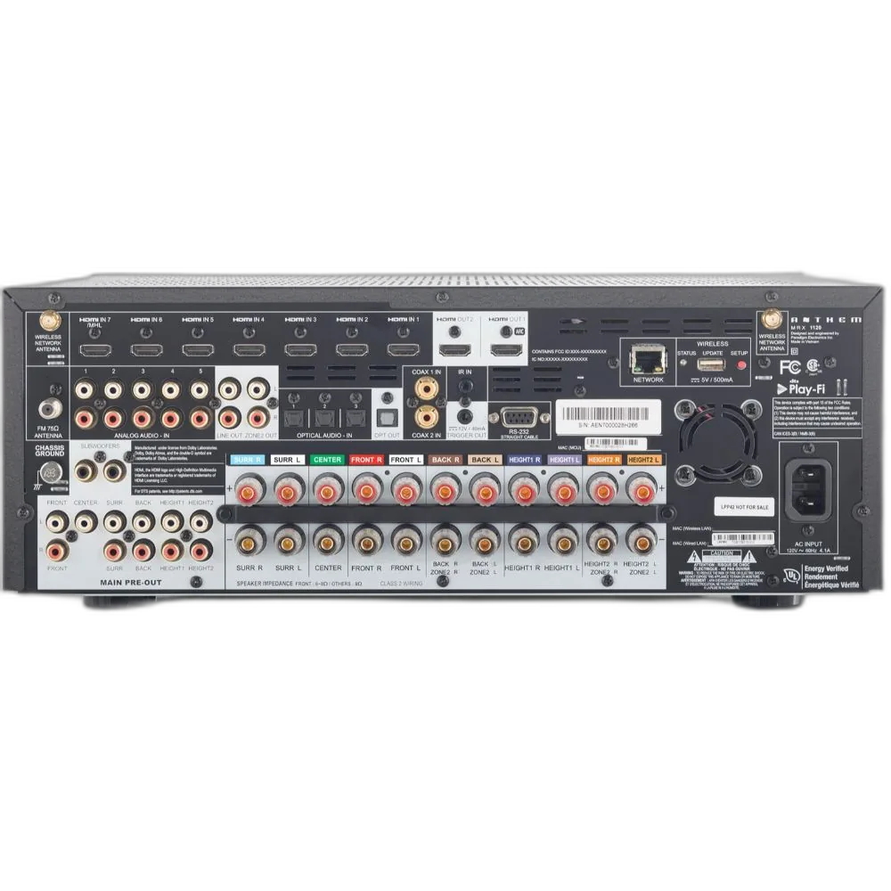 Alternative view of Anthem MRX 1120